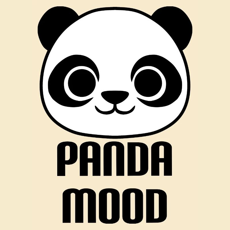 Panda Mood : Illustration de panda mignon