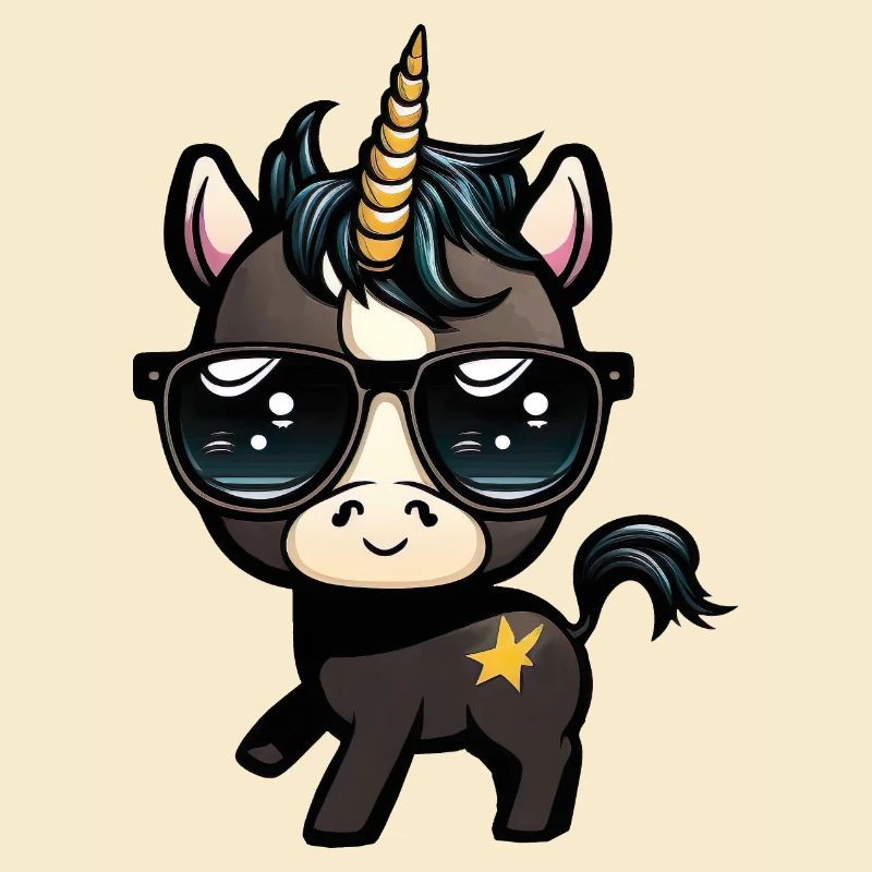 Schwarzes Einhorn