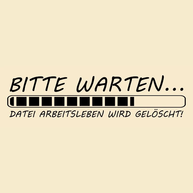 Bitte warten Datei Arbeitsleben wird gelöscht