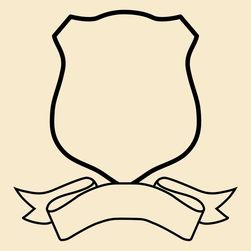 Badge and scroll