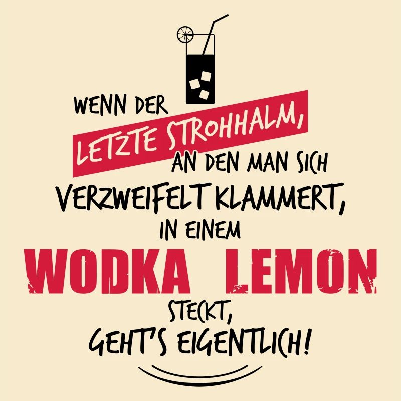 Letzter Strohhalm Wodka Lemon
