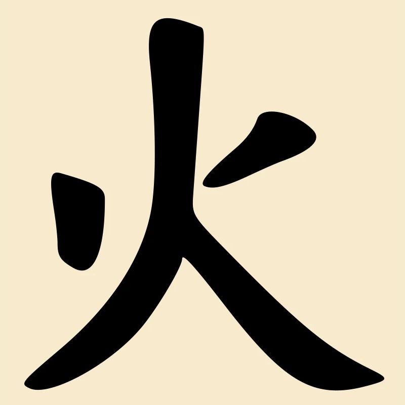 Fire (Element in kanji)