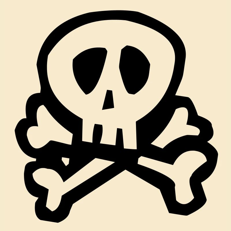 Comic Pirate Skull