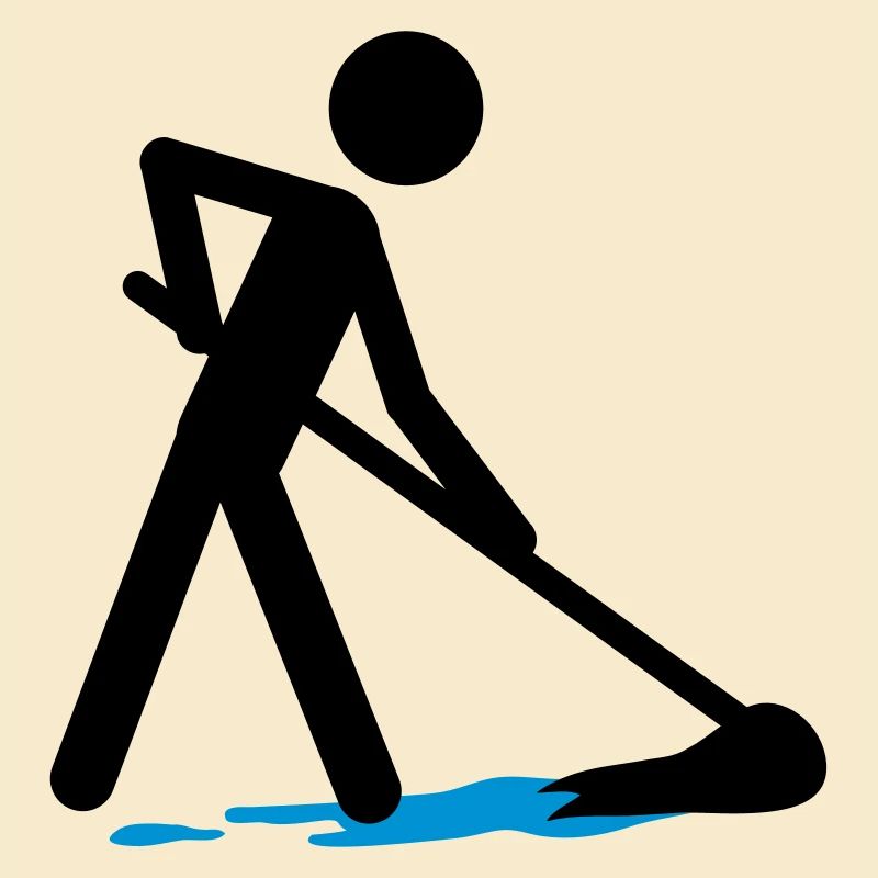 Cleaning The Floor