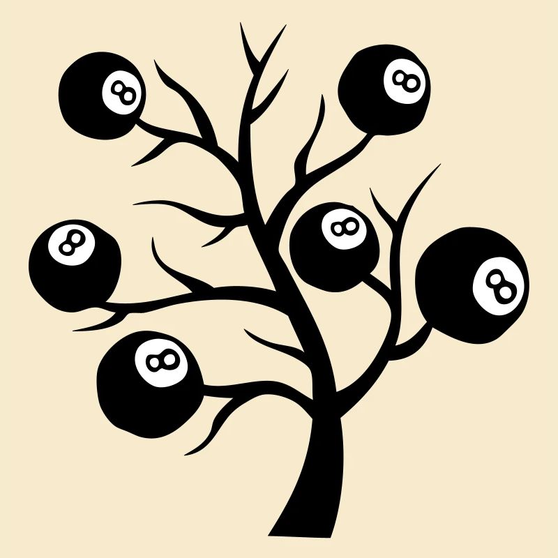 billard arbre branche boule