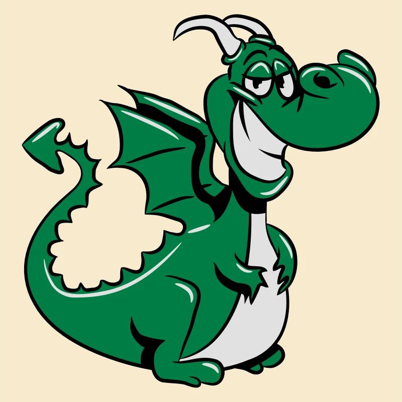 Drachen witzig süss