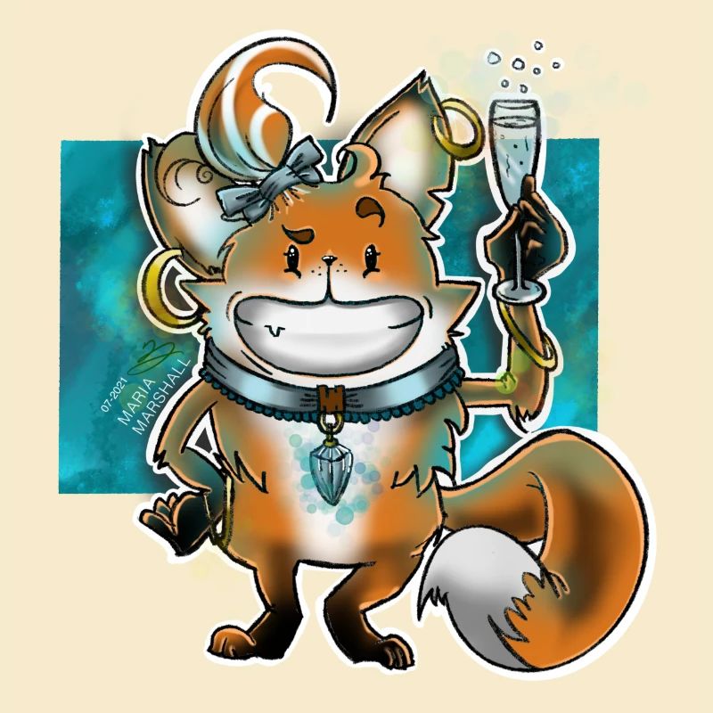 Prost Mahlzeit mit Fuchs