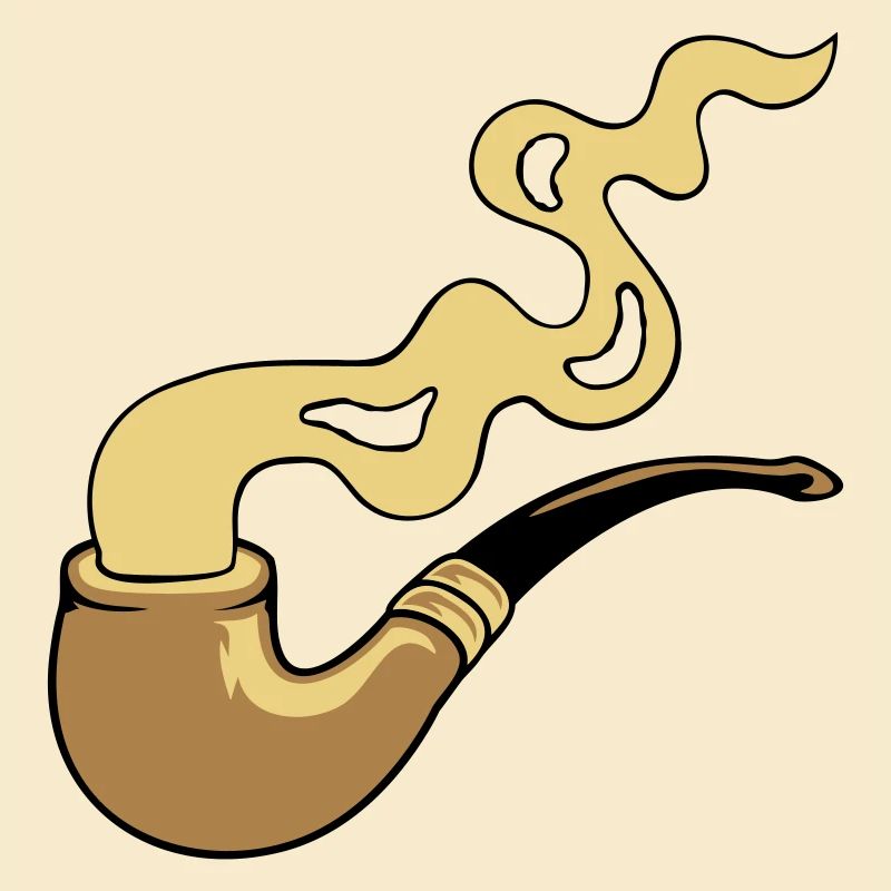 Qualmen Tabakpfeife Rauch