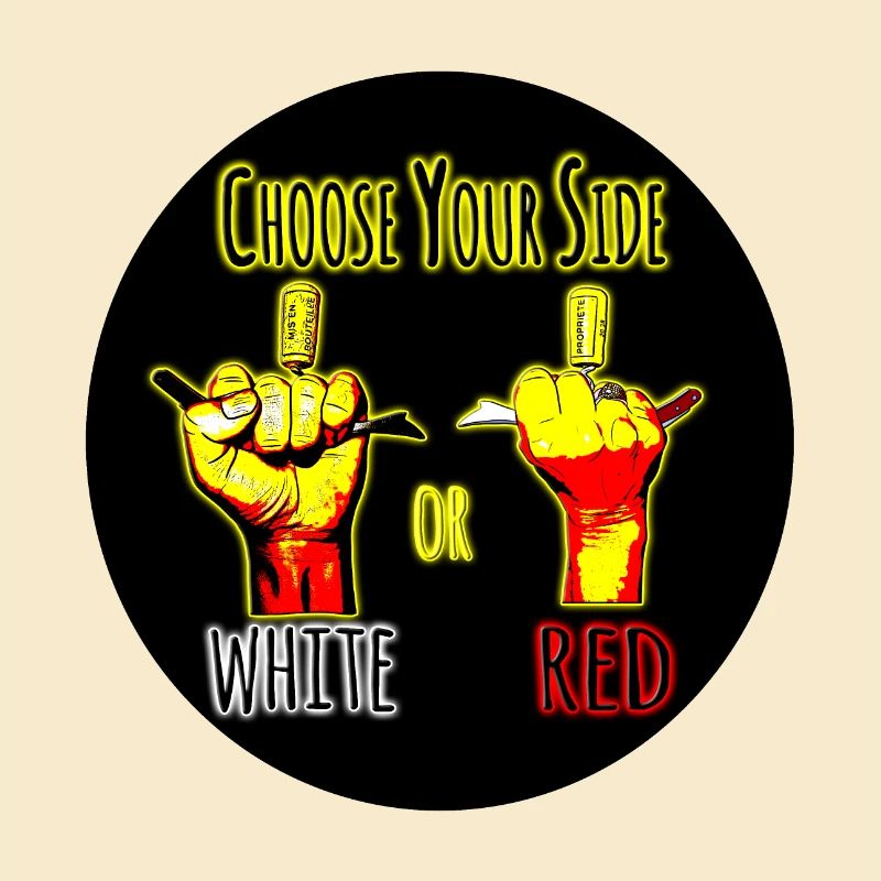 Wählen Sie Ihre Seite, ob Sie weiß oder rot sind