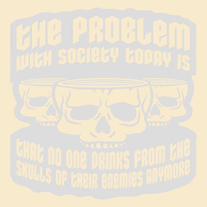 drinks from enemies skulls