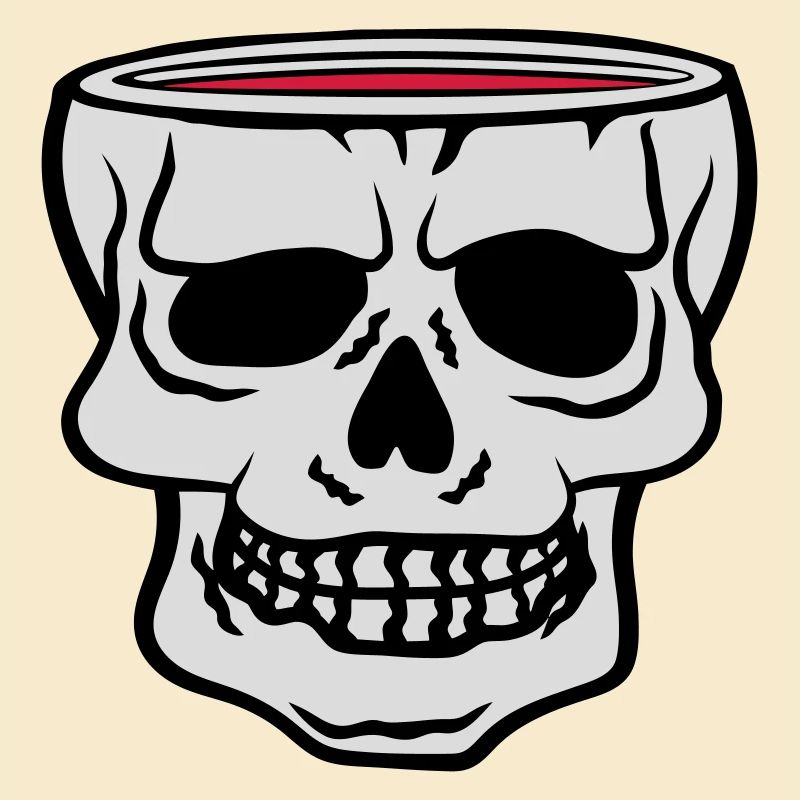 Mug Skull Horror Halloween