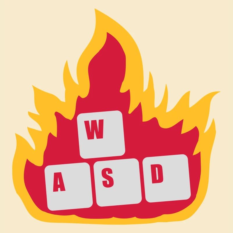 Nerd Computer WASD Tastatur