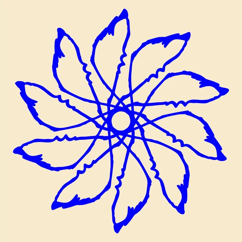 Random patterns circled Vectorgraphic