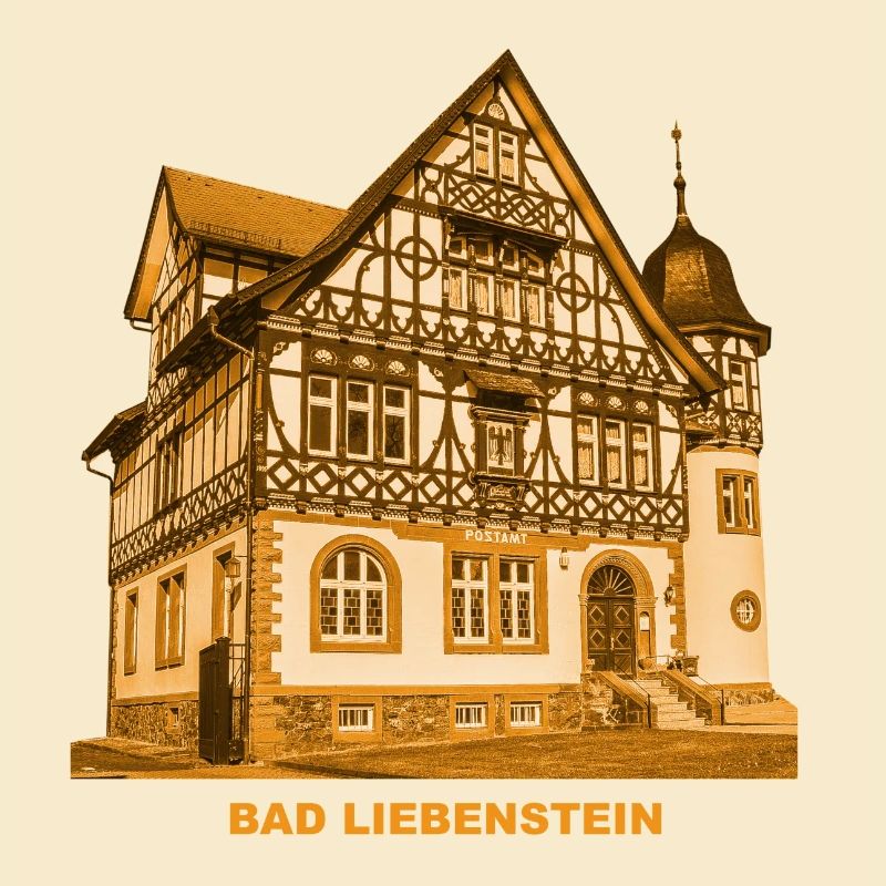Bureau de poste de Bad Liebenstein Heilbad Thüringen