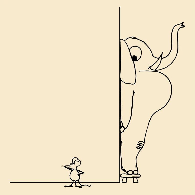 Un éléphant dans la pièce