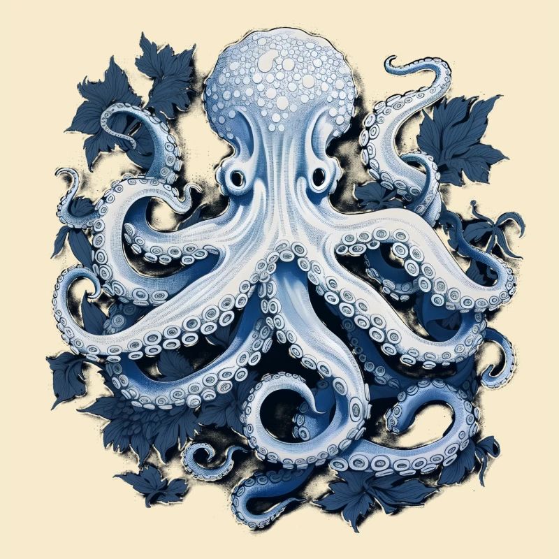 Oktopus Kraken Tintenfisch