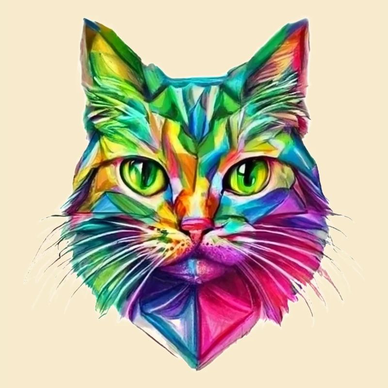 FLASHY STYLIZED CAT