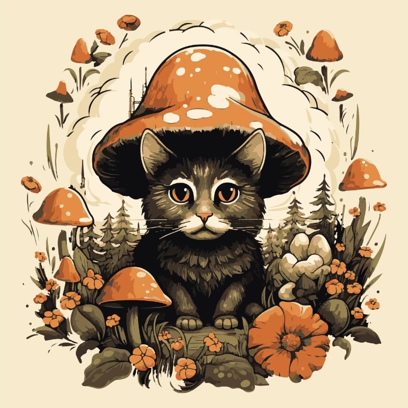 Chat cottagecore