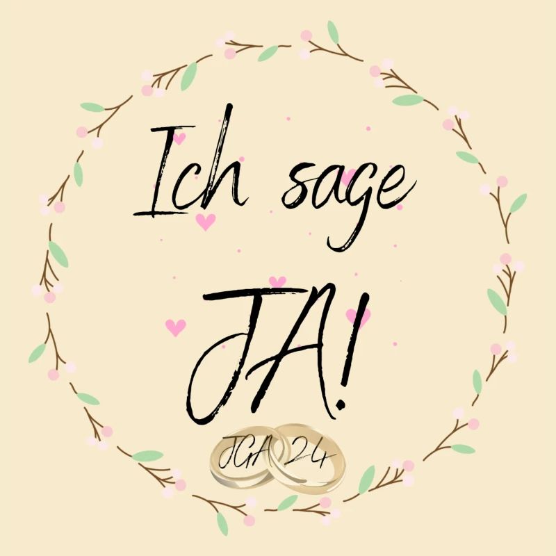Ich sage JA!
