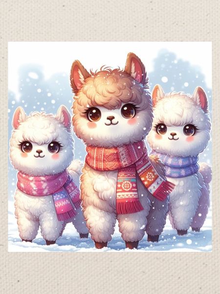 Sweet Alpaka im Winter