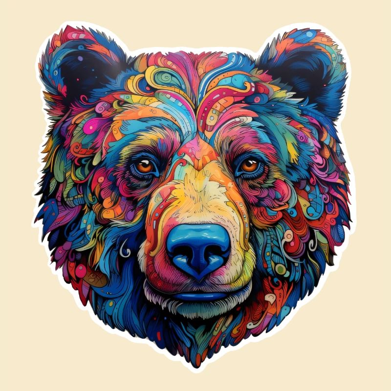 Bear psychedelic