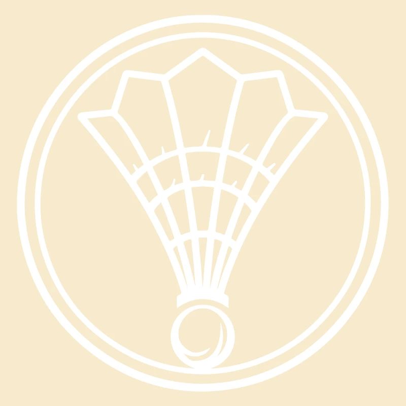 Équipe de symboles de badminton