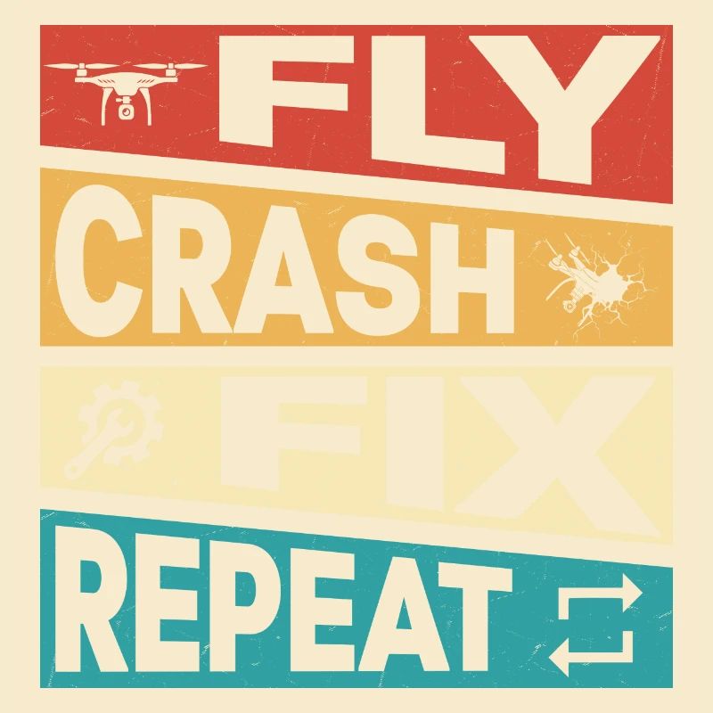 Fly crash fix Répéter le pilote de drone de vol RC