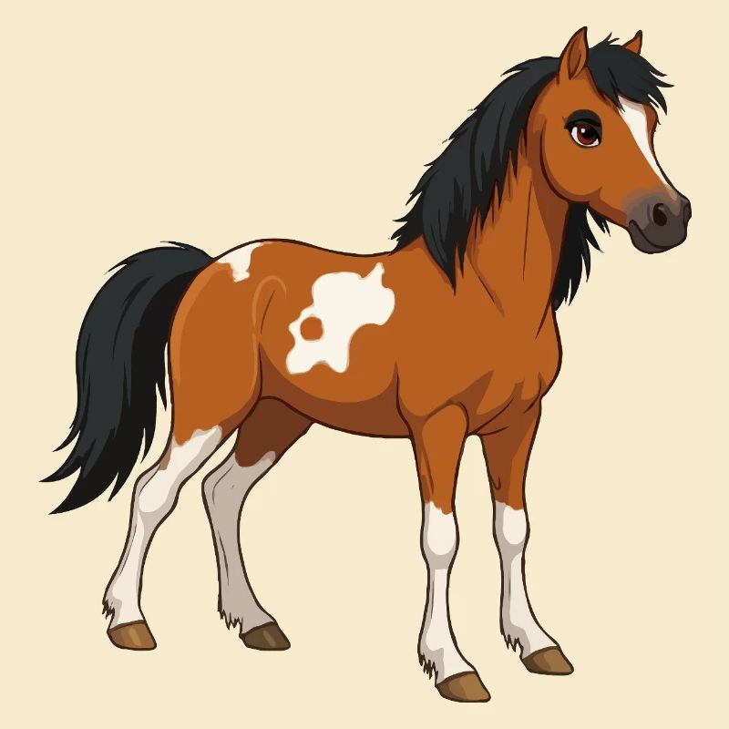 Cheval petit réel