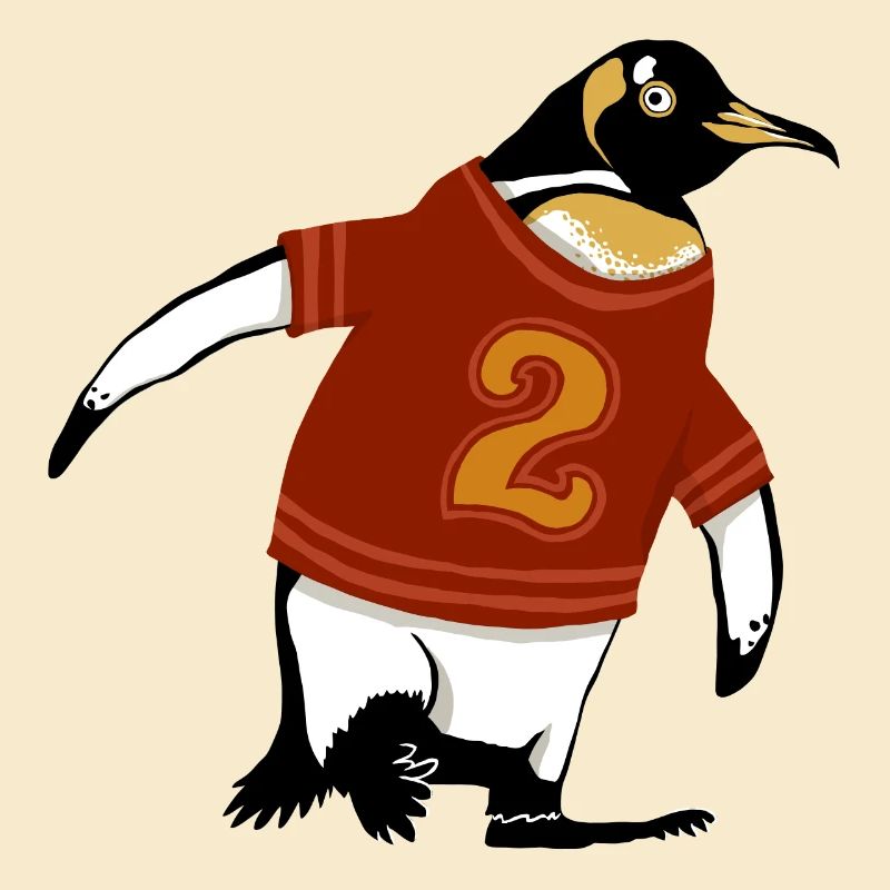 Pinguin mit Hemd 2