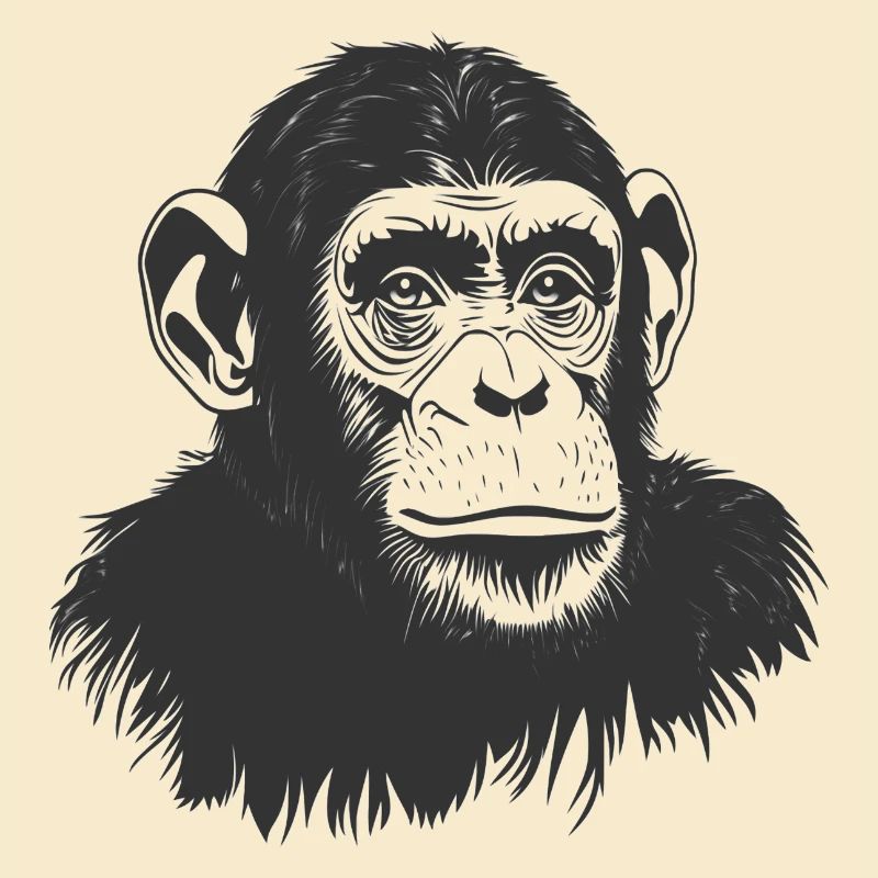 Schimpanse - Affe