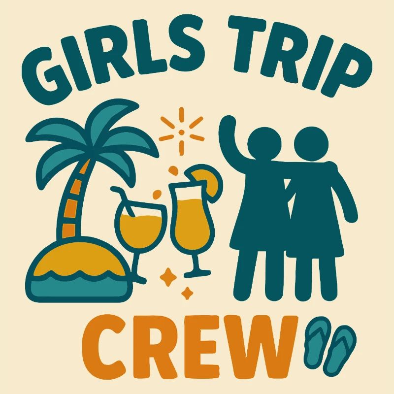 Mädchen Trip Crew Passendes Hemd