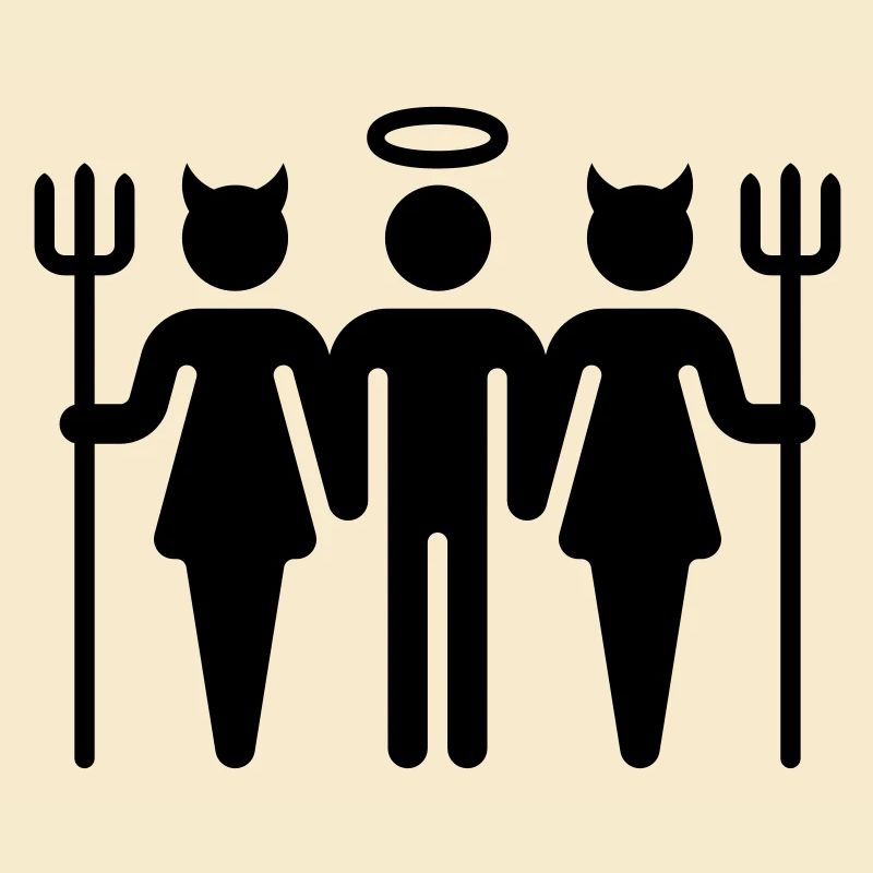 Teufel-Engel-Teufel / Devil-Cherub-Devil (M)