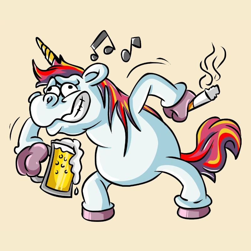 Besoffenes Einhorn