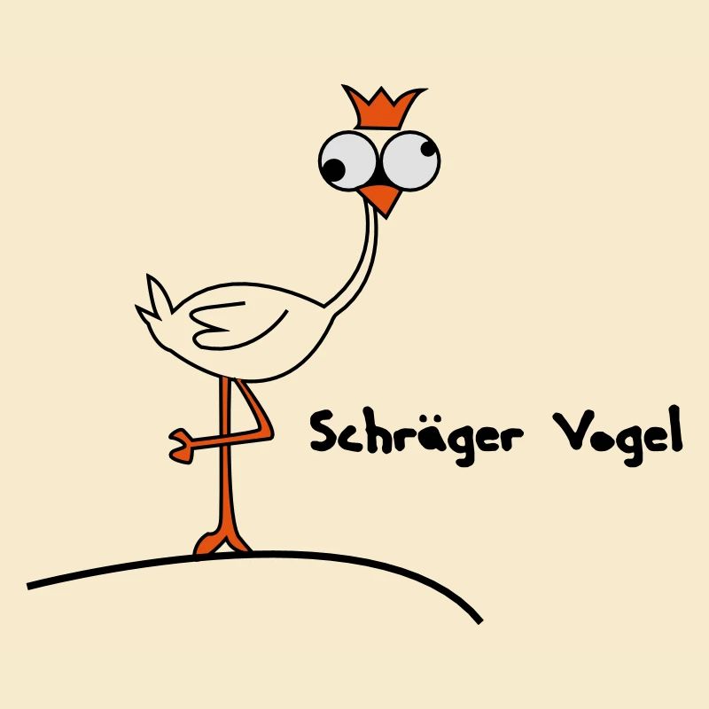 schräger Vogel