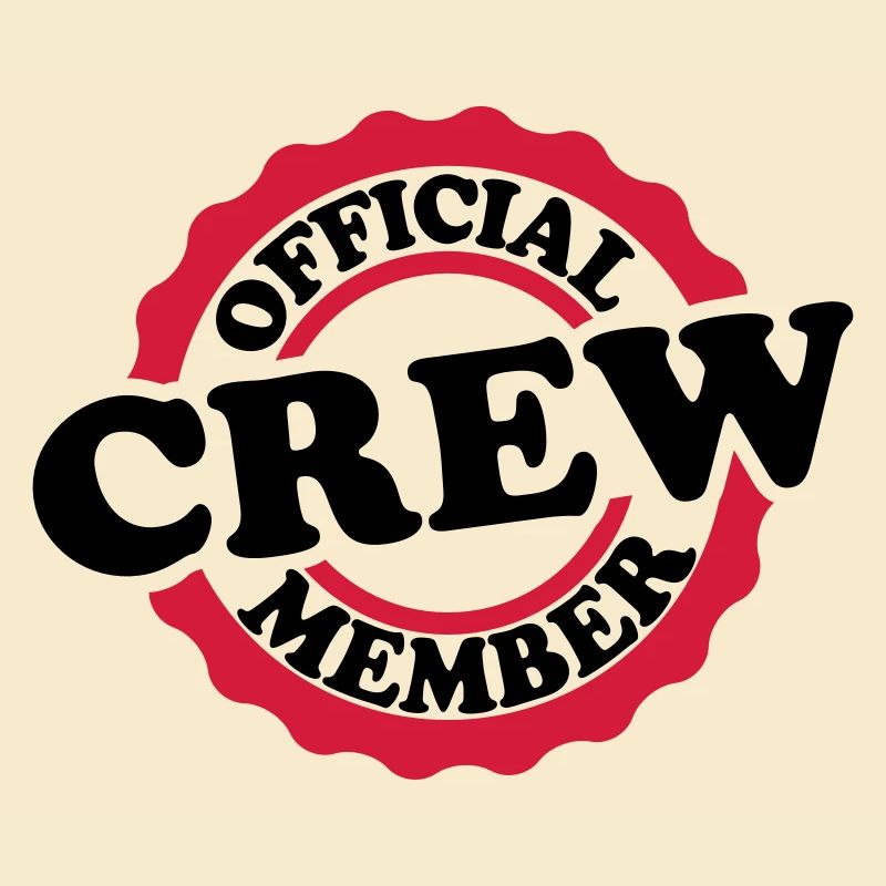 Cool Official Crew Member Stamp