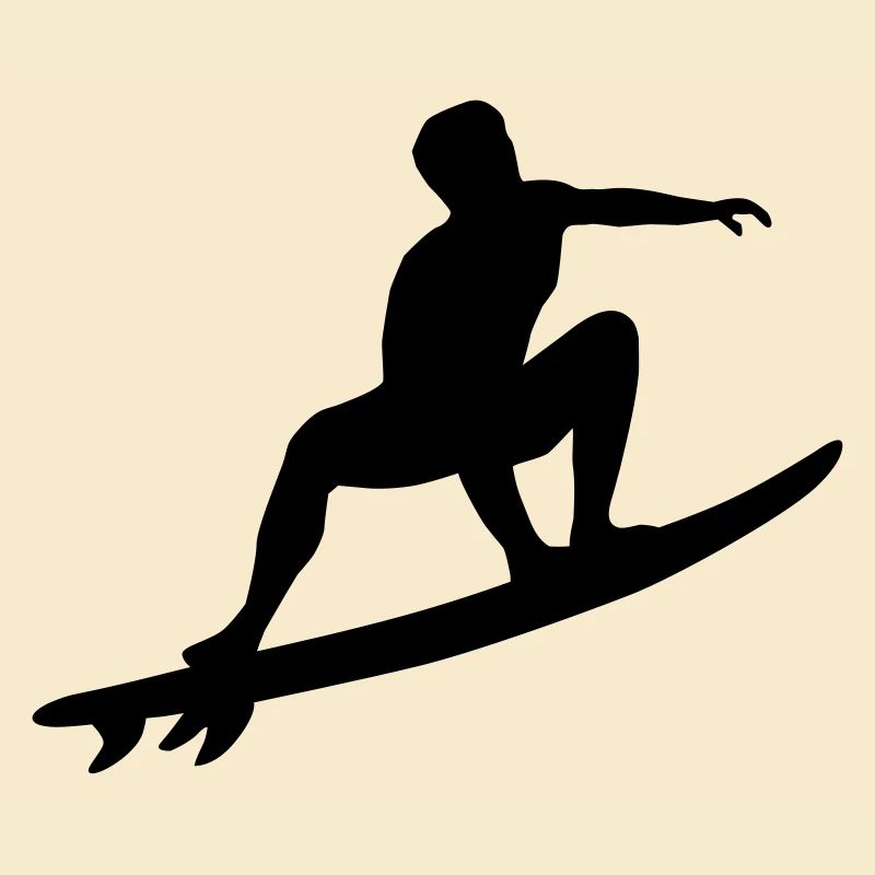 Surfer, Surfing Silhouette