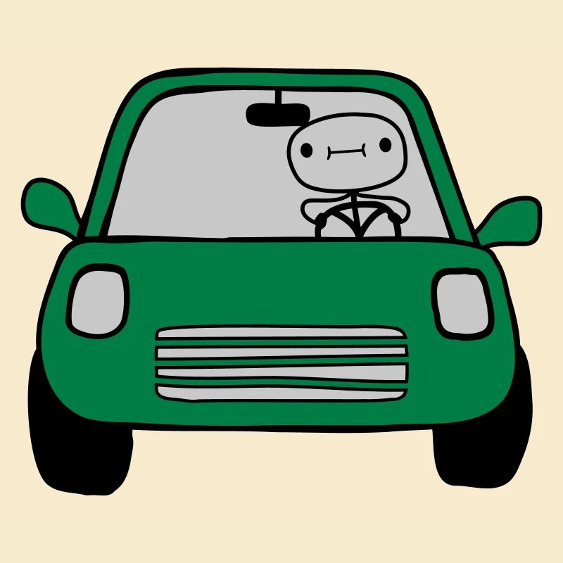 Driver Comic Car