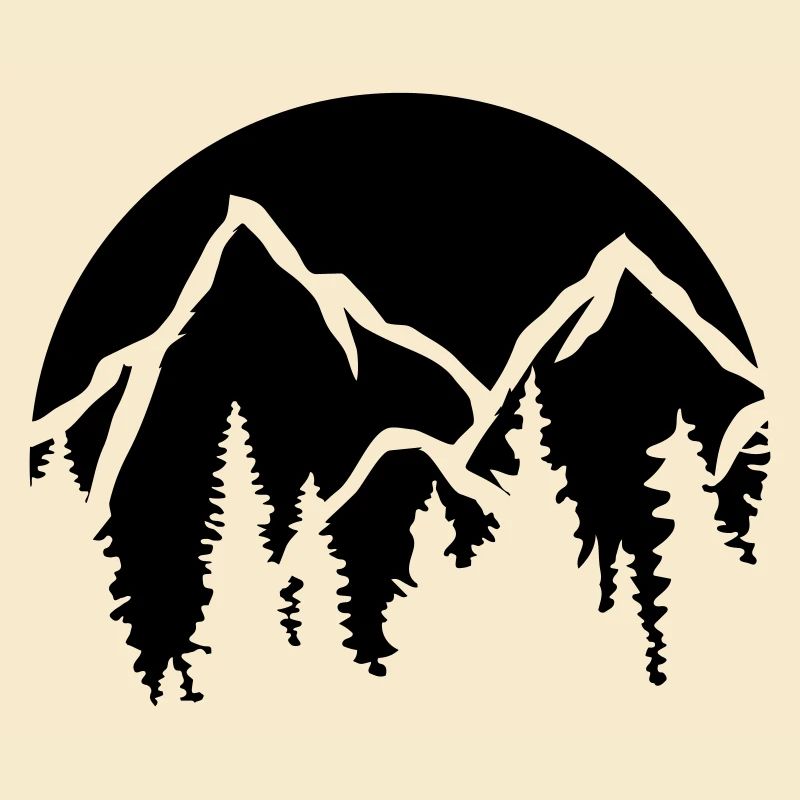Conifers Mountains Sun