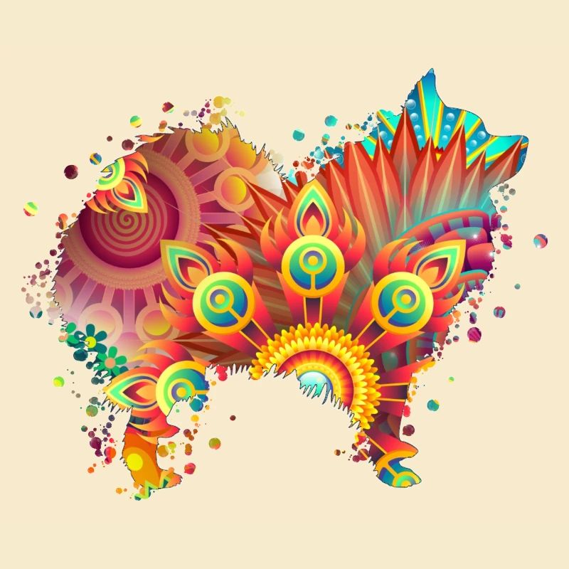 German Spitz Deutscher Spitz Hund Design Hunde