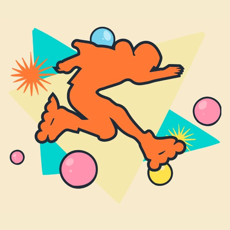 skater blader jump