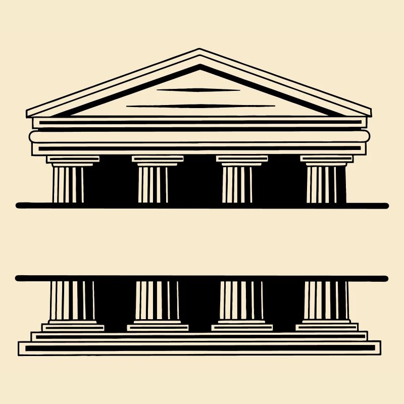 Monogramm des Gerichtsgebäudes