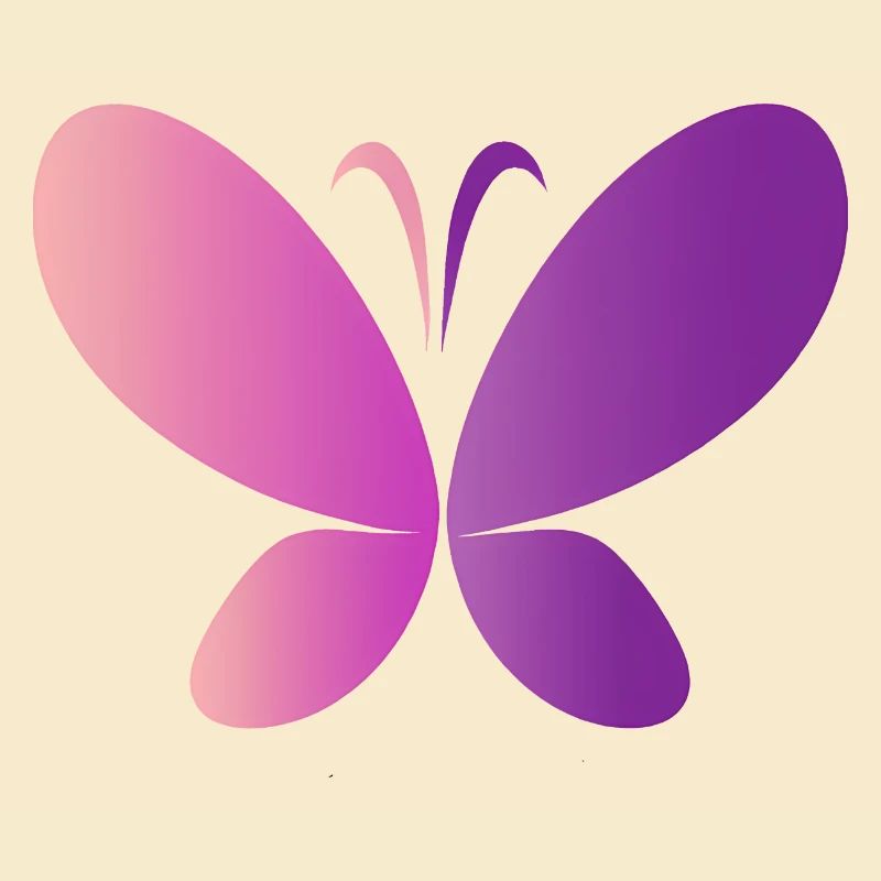 Pinker Schmetterling