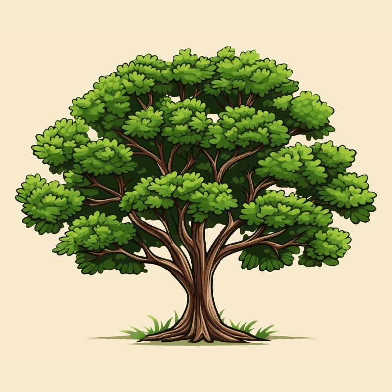 Deciduous tree - nature conservation