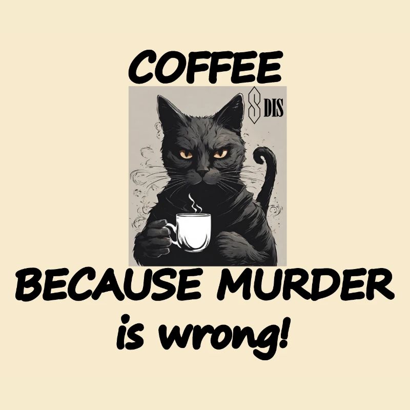 Katze COFFEE, because murder is wrong!