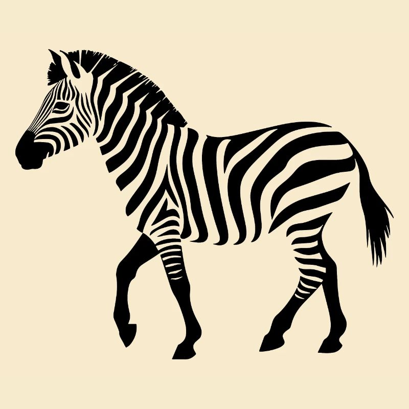 zebra silhouette