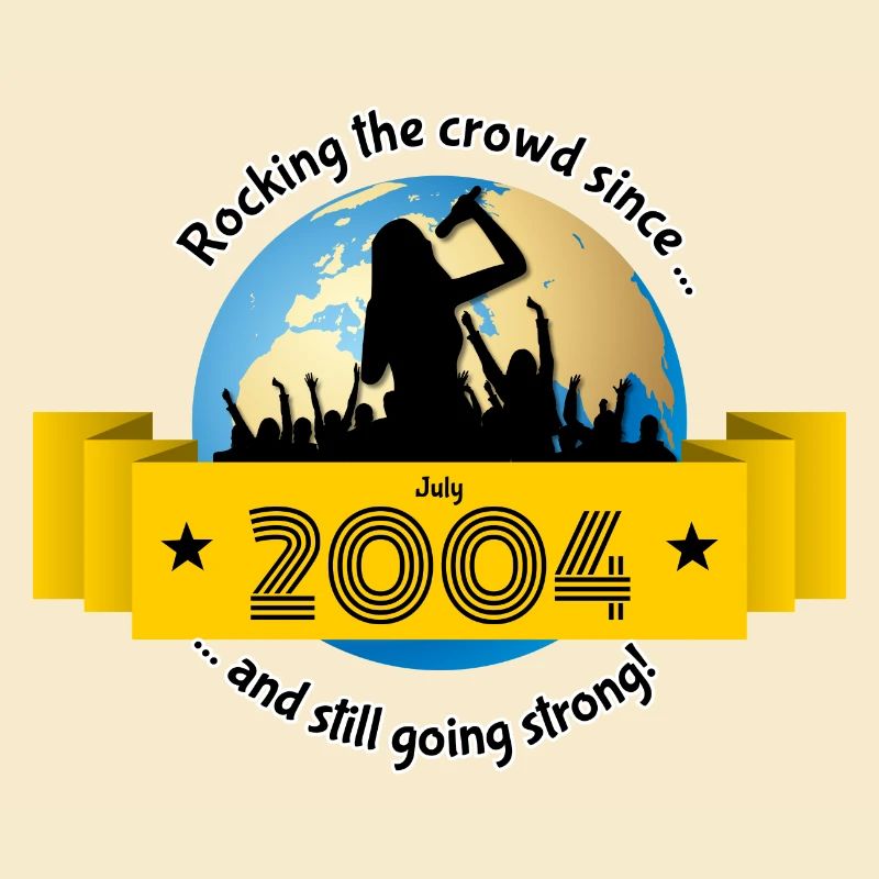 20. Geburtstag Rocking the crowd since 07/2004