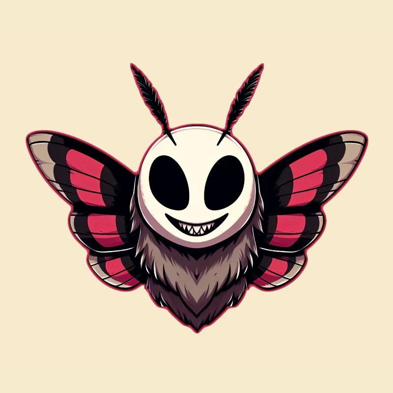 Evil Moth - Mothman Cryptid