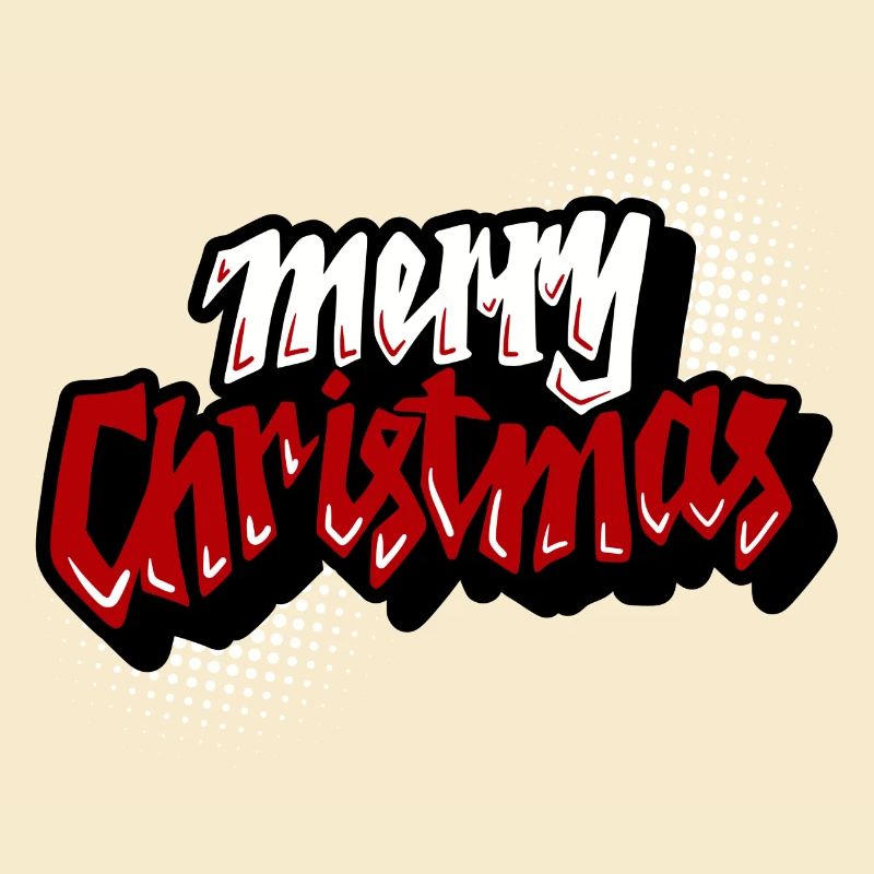 Merry Christmas Retro Script