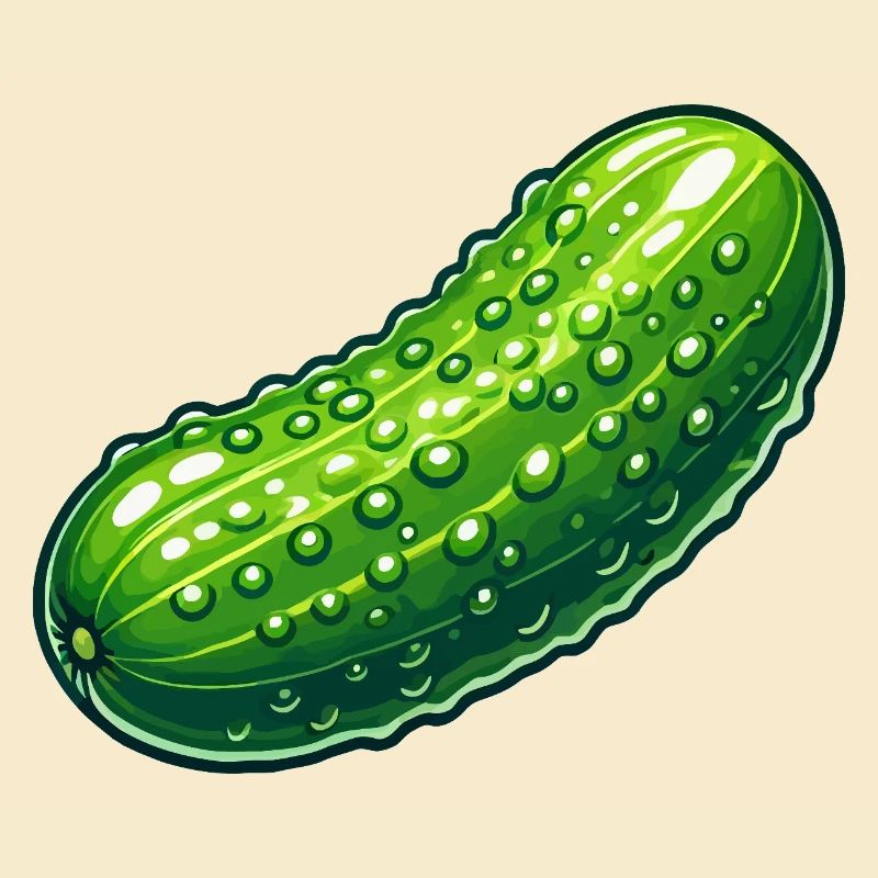 Cornichon courbée