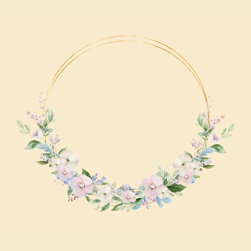Spring Wreath - Personalizable